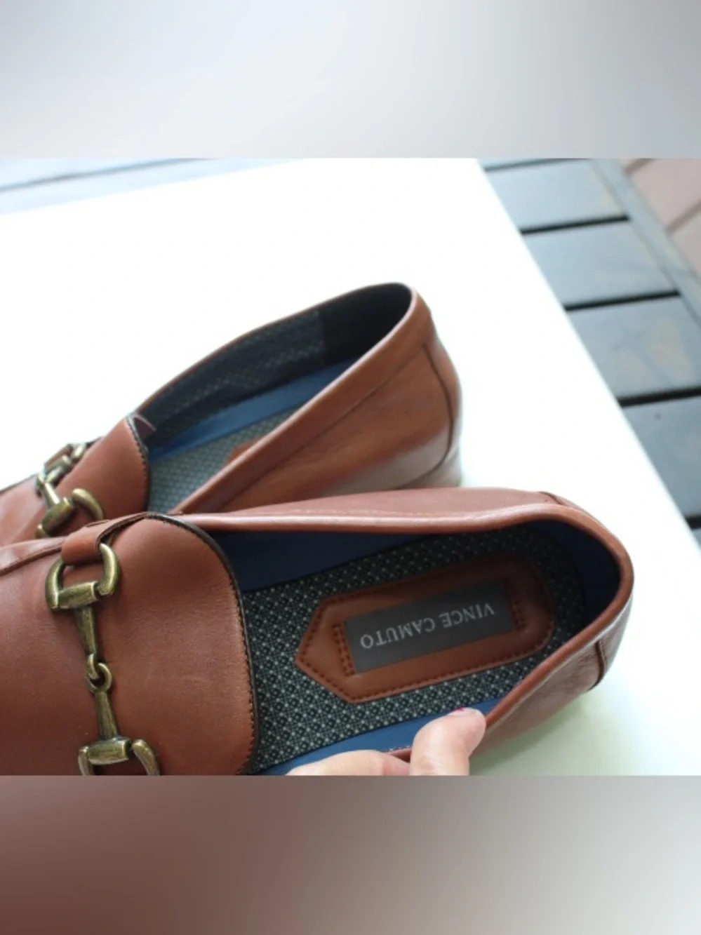 Vince Camuto Horse bit loafers
